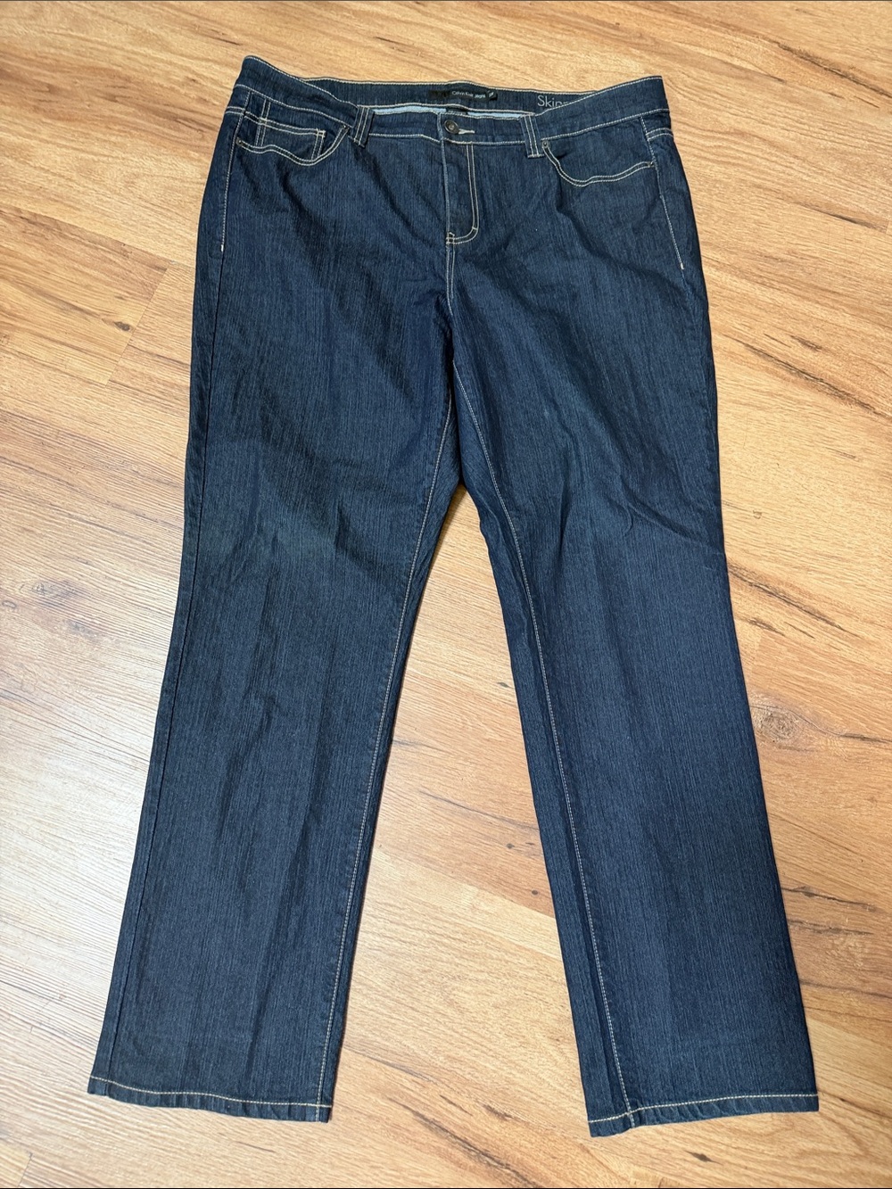 Calvin Klein Jeans Dark Indigo Straight Leg Women’s Jeans